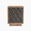 Solid Wood Block End Table