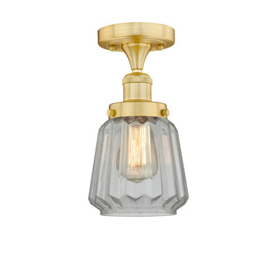 Kemmel Glass Semi Flush Mount