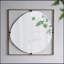 Miroir Poppy avec cadre en métal doré pour décoration murale