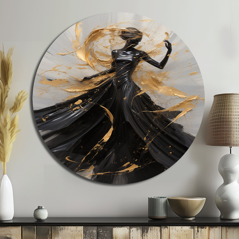 Hayward - art mural rond en métal, H 29 po x l 29 po