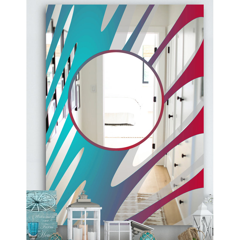 Miroir mural Swirls, H 39,4 po x l 29,5 po