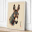 Ceremonial Donkey Japandi - Wrapped Canvas-832077889-832077891