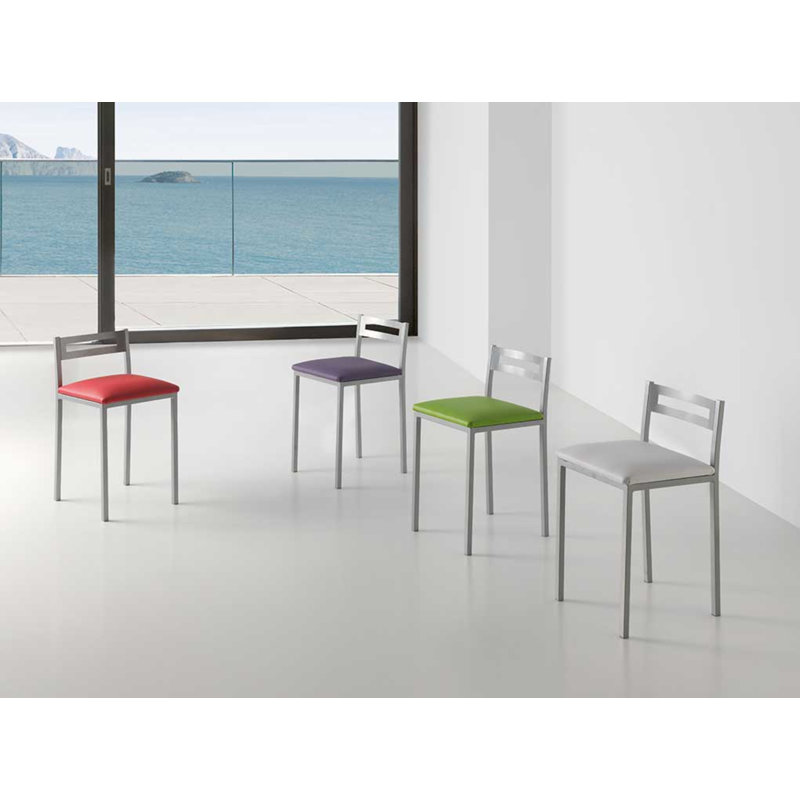 Abbagayle Upholstered Counter Stool with Metal Frame, Red