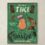 «Tiki Bar & Grill B», affiche vintage sur toile tendue-22071564