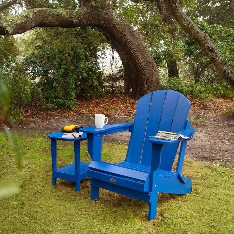 Table d'appoint Aru, Bleu