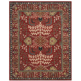 Antiquity Hand-Tufted Red Area Rug
