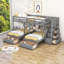 Lits superposés en L 7 tiroirs Enissa-203085337