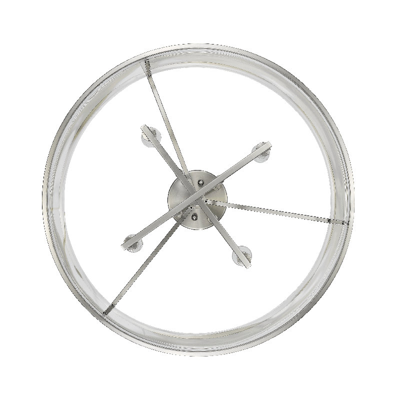 Demmi Semi Flush Mount, Nickel