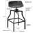 Modern Tan 29.25" Adjustable Height Barstool with Swivel Seat-1601625588