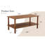 Table basse, table basse, table de salon avec tablette de rangement ouverte-2013419443