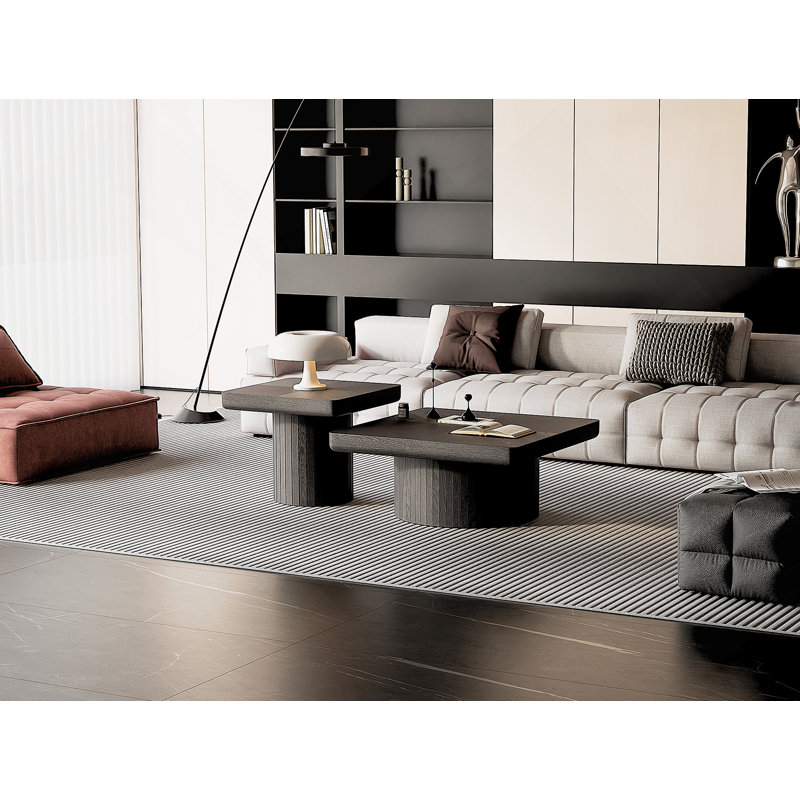 Ensemble de tables basses Modern Modern, Black
