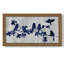Indigo Hangout - Peinture sur toile à cadre unique-1709763885
