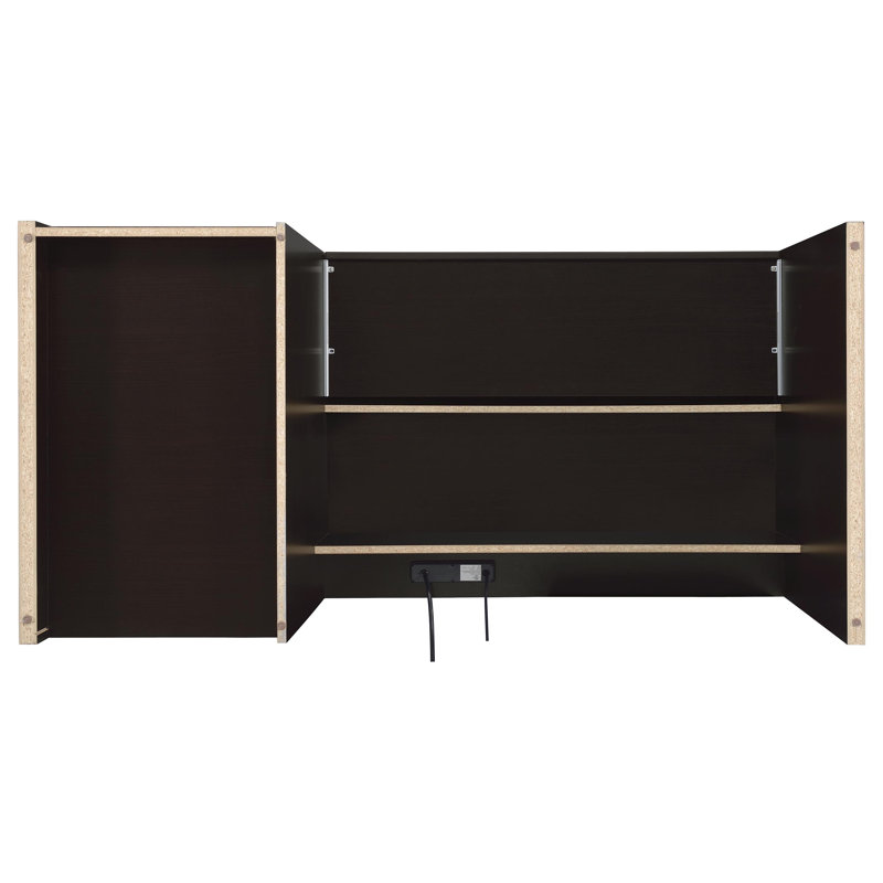 Computer Desk with Power Outlet, 30.75" H x 60" W x 30" D