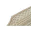 Tapis beige noué à la main de haute qualité