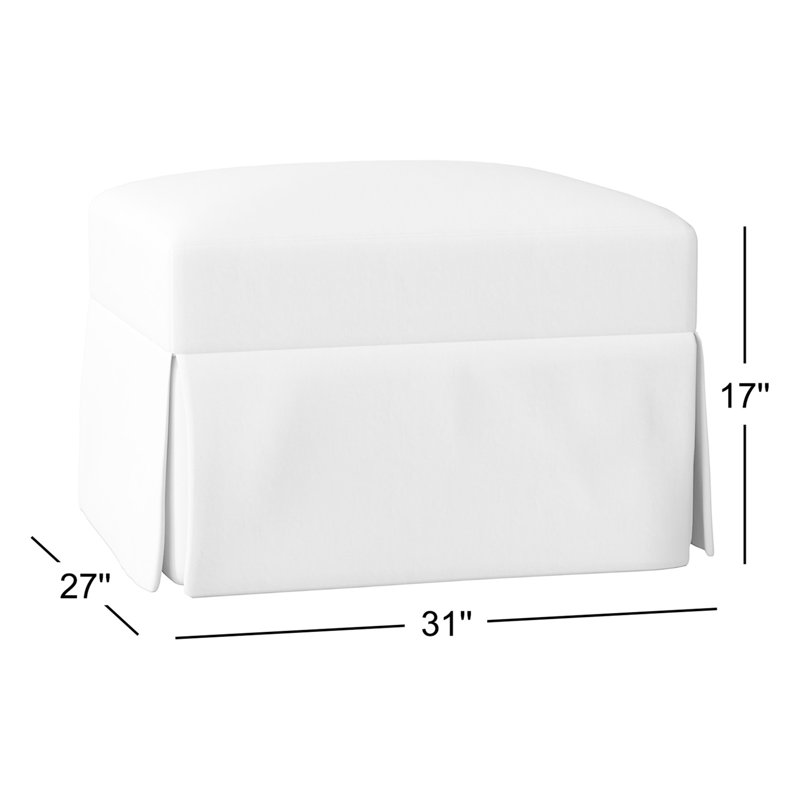 Repose-pieds Lucia, Toile bleu marine Sunbrella®