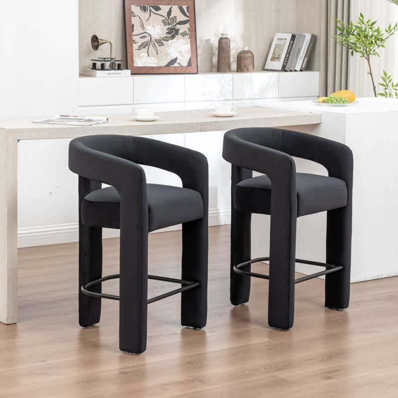 Tabouret de comptoir, Noir