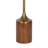 Whelan Round Wood and Metal Side Table-1691564925