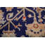 Tapis bleu marine unique de 8 pi 10 po x 11 pi 9 po
