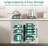Metal Rectangle Countertop / Cabinet Pot Rack
