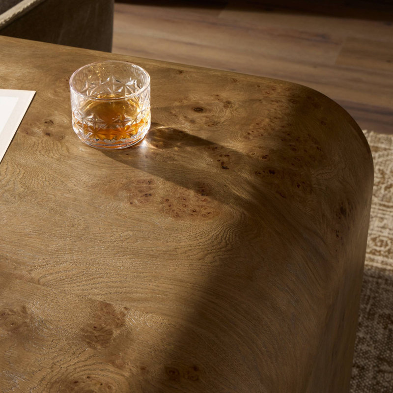 Daven Desk-Rye Medium Burl Oak Veneer