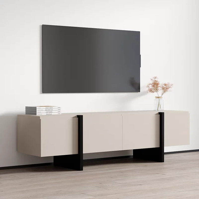 70.9'' W Storage Credenza, Cashmere/Black