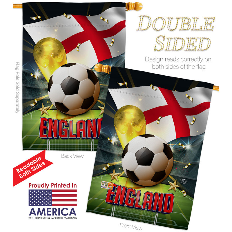 Javonta Double Sided Polyester Garden flag, 40" H x 28" W