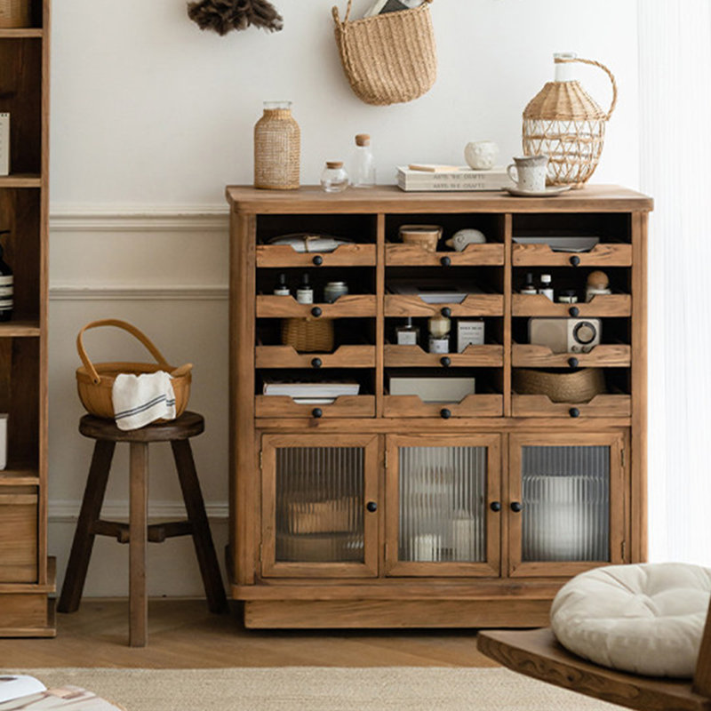 Armoire de rangement portable au sol