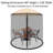 Marla Mosquito Net for Patio Umbrellas - Bug Screen to Keep Out Insects - Zippered Mesh Cover