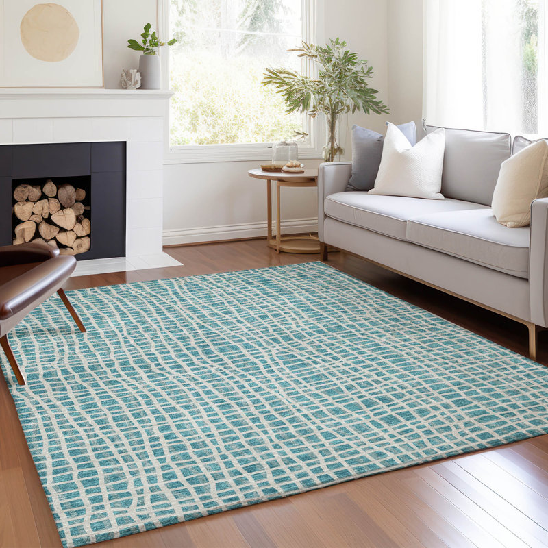  Tapis d'entrée / extérieur antidérapant Finck, Rectangle 5 pi x 7 pi 6 po