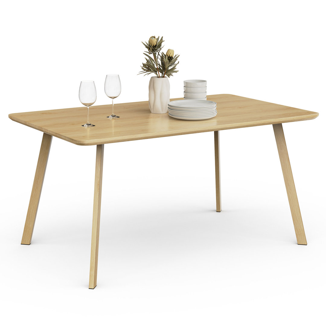 Domenick Rectangular 90cm L x 150cm Dining Table