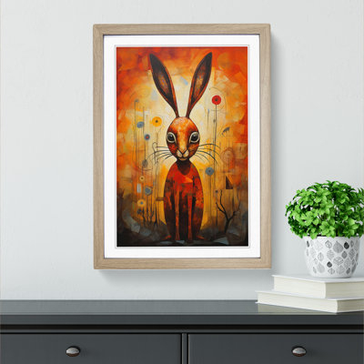 Hare Orphism No.3 - Framed Print