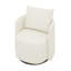 Fauteuil pivotant rembourré de style moderne et confortable en chenille à 360 ° avec coussins décoratifs Modern-2000496009