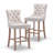 Upholstered Counter Stool with Solid Wood Frame-724752136-724752144