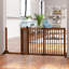 Barrière pour animaux autoportante en bois