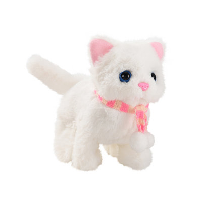 Electric Cat Robot The Robot My Simulated Robot Realistic Robot Robot Interactive Stuffed Pet Walking Barking Tail Wagging