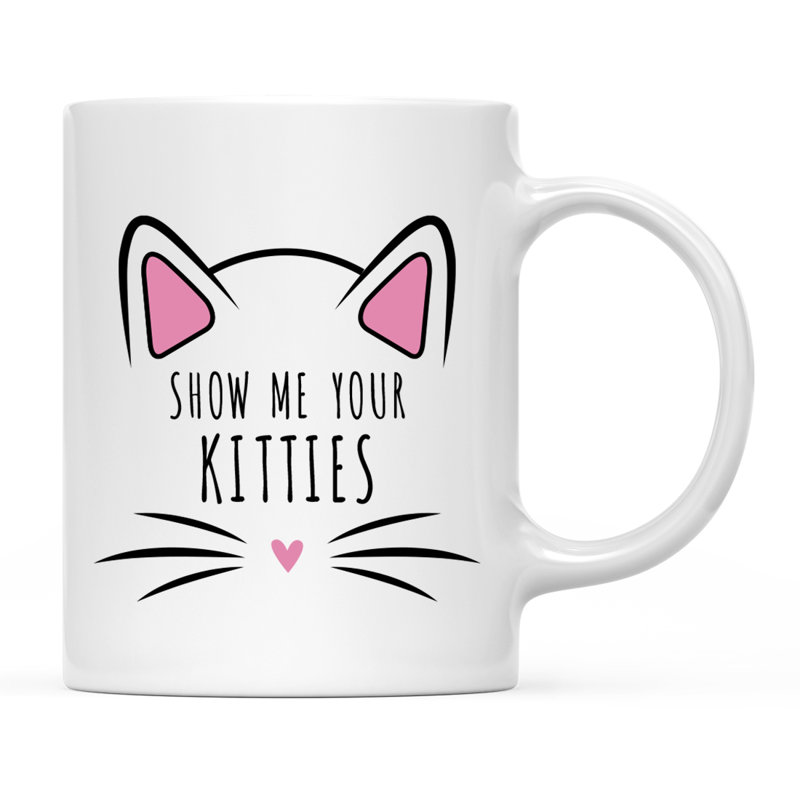 Tasse à café «Funny Cat Lover Naps», « Show Me Your Kitties » - Montrez-moi vos chato