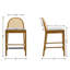 Emington Modern Stools with Rattan Backrests and Wood Frame-574172684-574172685