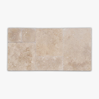 Noce Tumbled 8 Inch Versailles Travertine Paver