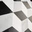Carreau de mosaïque géométrique en marbre 8 po x 9,21 po Cadmo (feuille / feuille de 0,51 pi2)-54346258