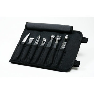 Mercer Cutlery Innovations For Chefs 8 Piece Stainless Steel Assorted Knife Set