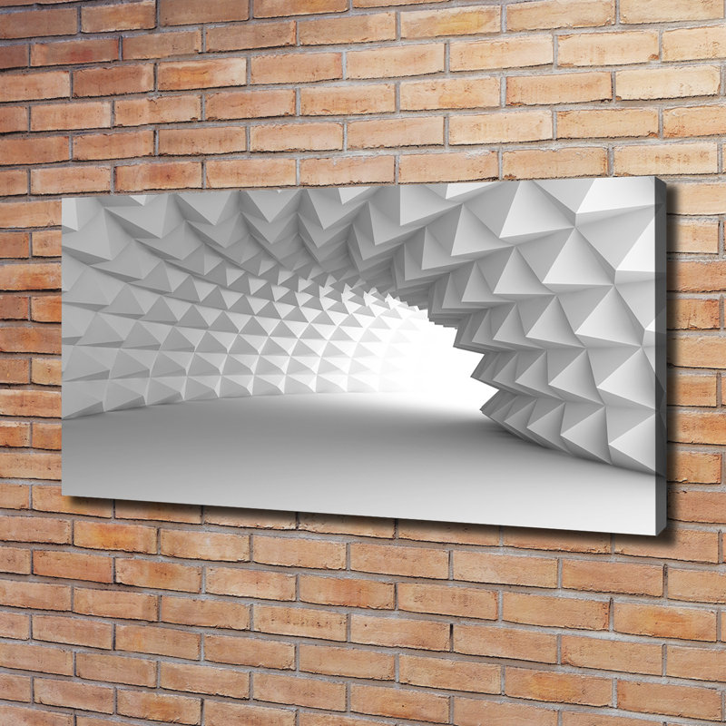 Abstraction Tunnel - Wrapped Canvas Print, No Frame, 60cm H x 120cm W