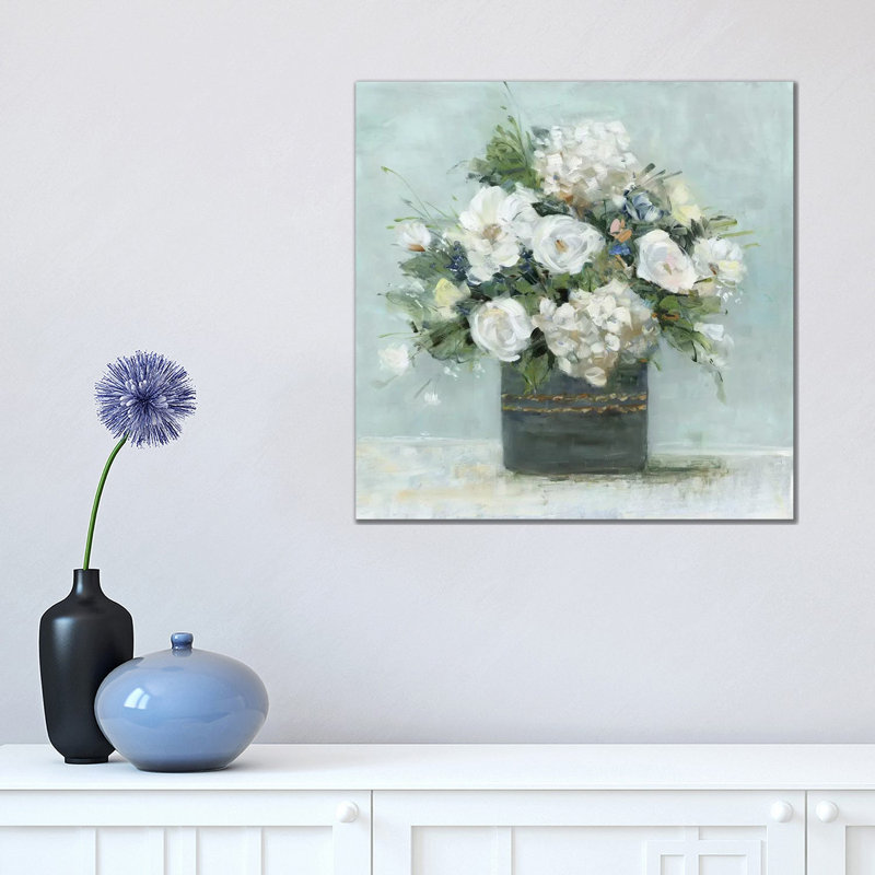 «Mi Amore» par Sally Swatland - reproduction d'art, Pas de tapis, H 18 po x l 18 po x 1,5 po, Toile tendue