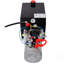 Unité hydraulique à double effet 12 V DC robuste, réservoir en acier de 6 pintes, pompe hydraulique pour remorques à benne, plateformes aériennes et applications de levage industriel