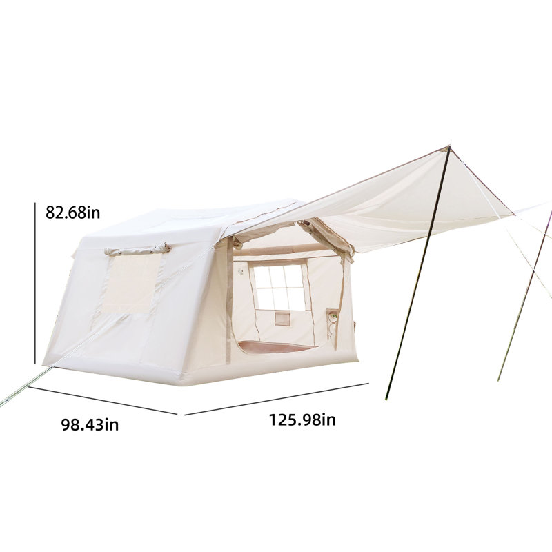Tentes gonflables 8 M² pour camping avec auvent