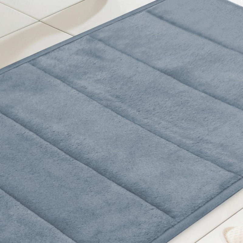 Everyday Rectangle Bath Mat , Blue