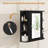 Multipurpose Mount Wall Surface Bathroom Storage Cabinet Mirror-160586782