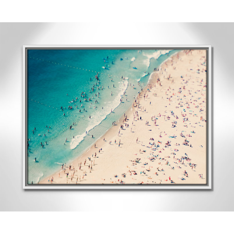 Summer Fun I, 19.5" H x 25.5" W x 2" D, White Framed Canvas