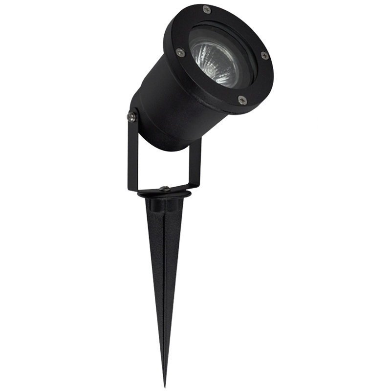 Tesfai Black Aluminum Spotlight Kit, No Bulb