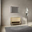 36" Bath Vanity Cabinet - Engineered Wood 2 Soft-Close Doors Modern Oak Ample Storage Facility Freestanding For Bathroom Feature