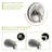 10" Round Rain Shower Head Systems With Waterfall Tub Spout, Brushed Nickel,Wall Mounted Shower